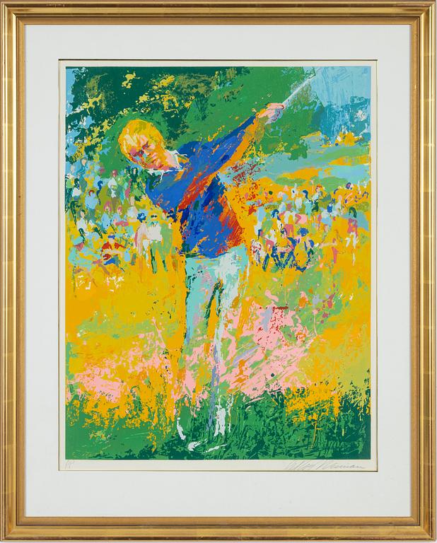 LeRoy Neiman, färglitografi, signerad AP.