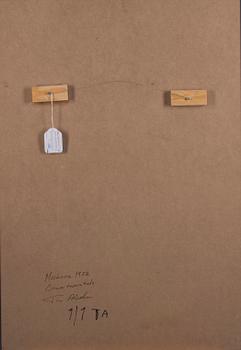 TIMO AHOLA, fotografi, lambda från kinodia, signerad, daterad 1982 och numrerad 1/1 a tergo.