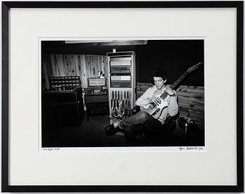Lynn Goldsmith, "Lou Reed recording studio", 1977.