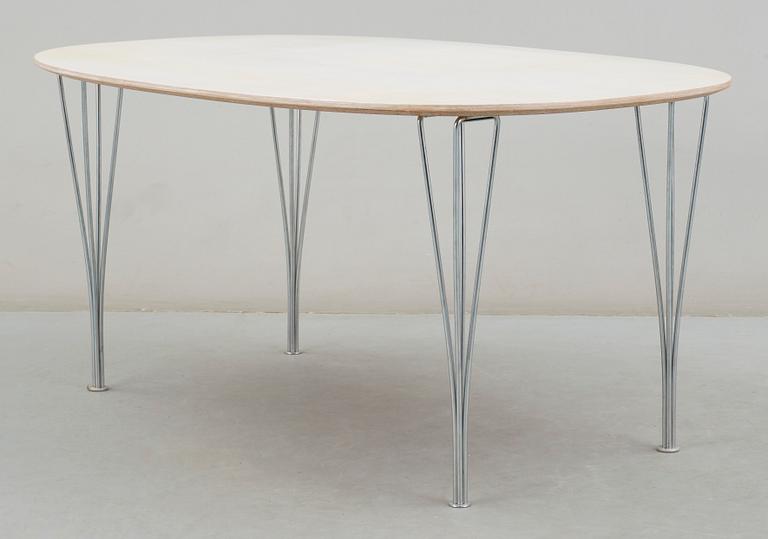 BORD, "Superellips". Design Bruno Mathsson & Piet Hein. Fritz Hansen, Danmark.
