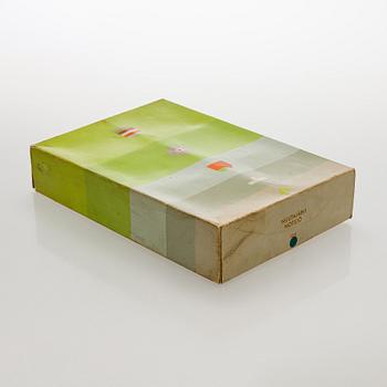 Kaj Franck, dessertskålar, 28 st, "Fasetti", Nuutajärvi Notsjö, 1960-tal.