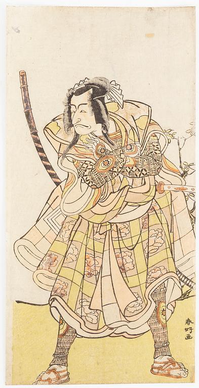 Katsukawa Shunchō, färgträsnitt, Japan, sent 1700-tal.