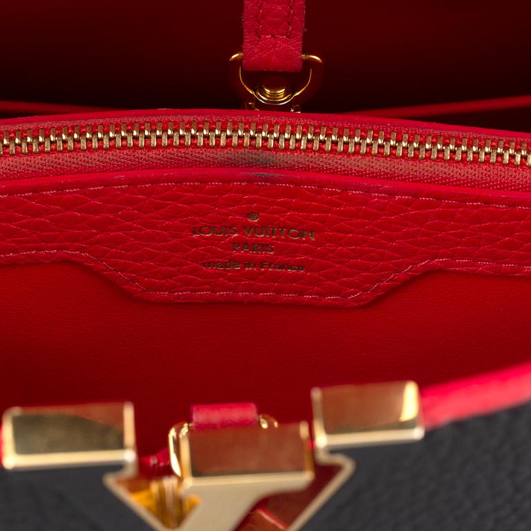 Louis Vuitton, a 'Capucines MM' Taurillon leather, 2015.