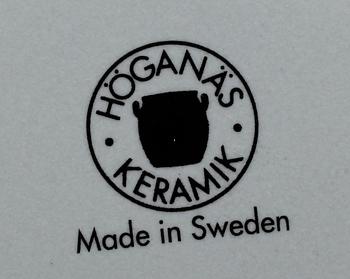 SERVISPORSLIN, 29 delar, keramik, Höganäs.