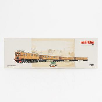 Märklin, tågset, modell nr 2870, spår H0, i låda.