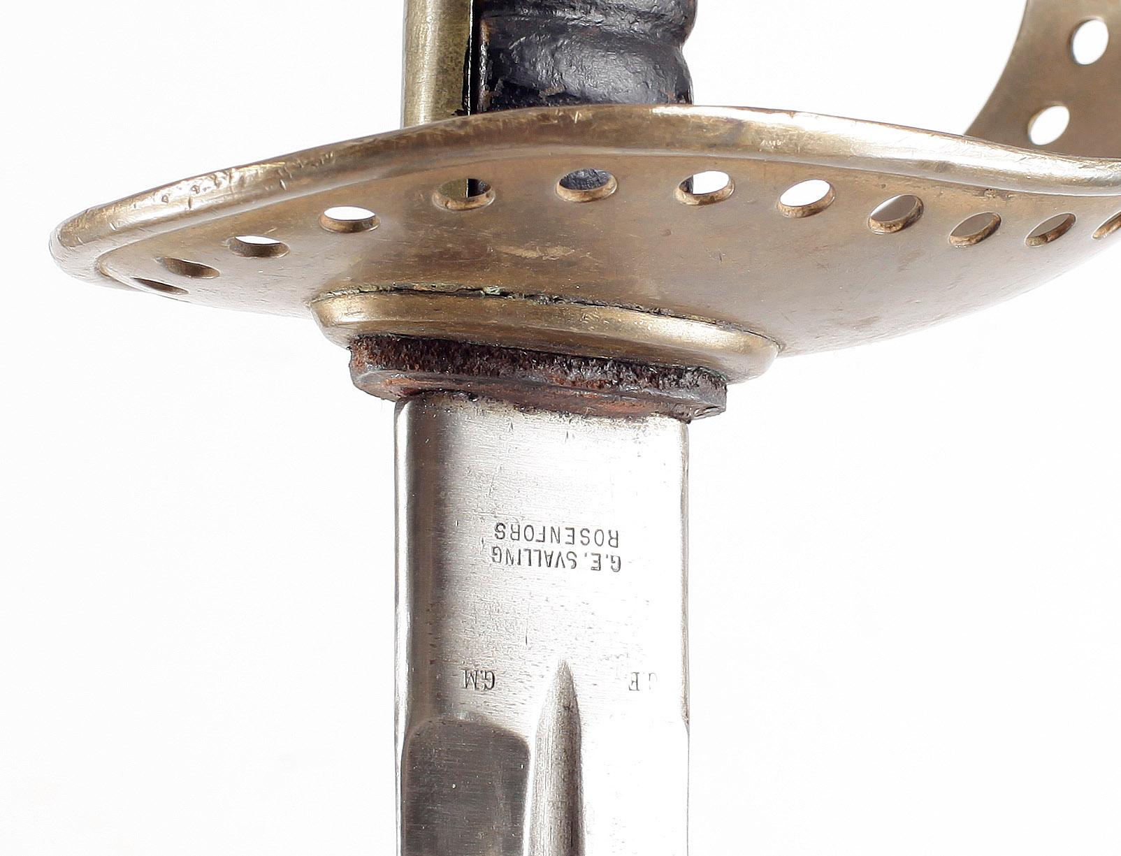 SABEL för kavallerimanskap, m/1893, E. Svalling, Eskilstuna.