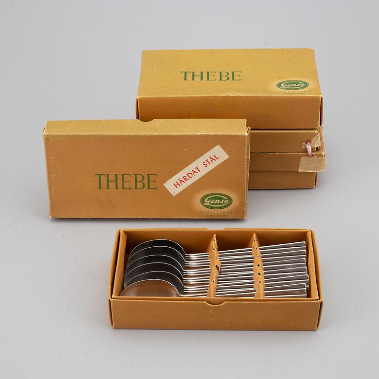 FOLKE ARSTRÖM, bestick, 36 delar, "Thebe", Gense, Sverige, 1950-/1960-tal.