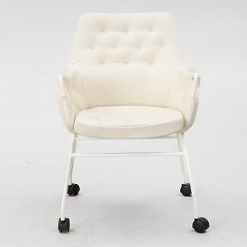 Bruno Mathsson, armchair/office chair, "Mirja", custom-made in 2001.