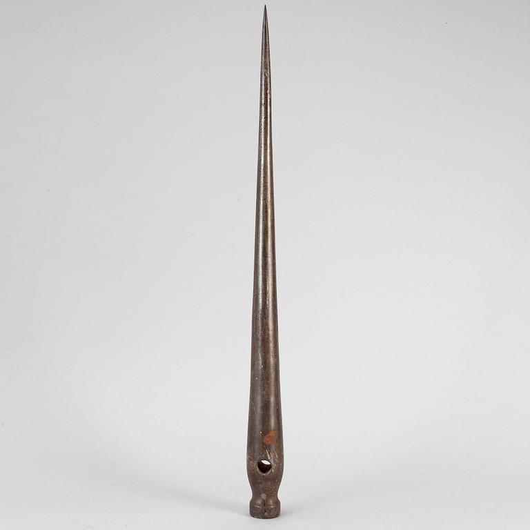 An iron marline spike, Brades Co, 19the/20th Century.
