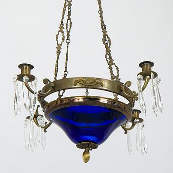 A pendant ceiling lamp, early 20th century.