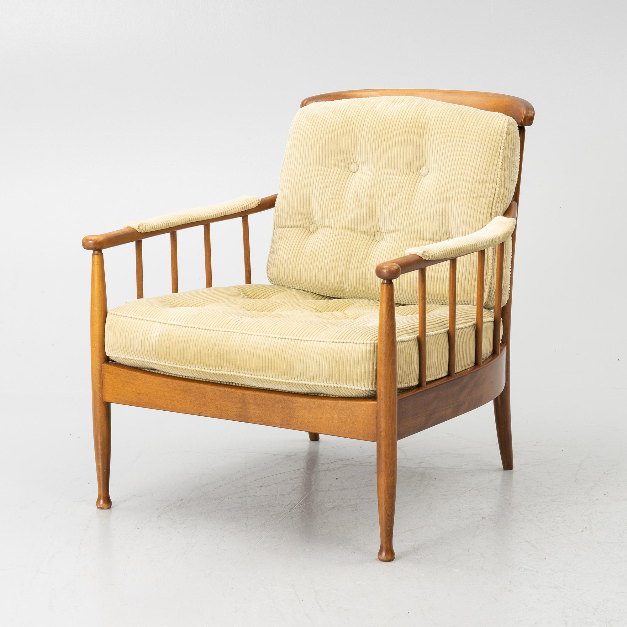 Kerstin Hörlin-Holmquist, Armchair, “Skrindan”, OPE-Möbler, second half of the 20th century.
