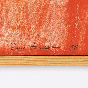 Rune Jansson, oil on canvas, signed and dated -62.