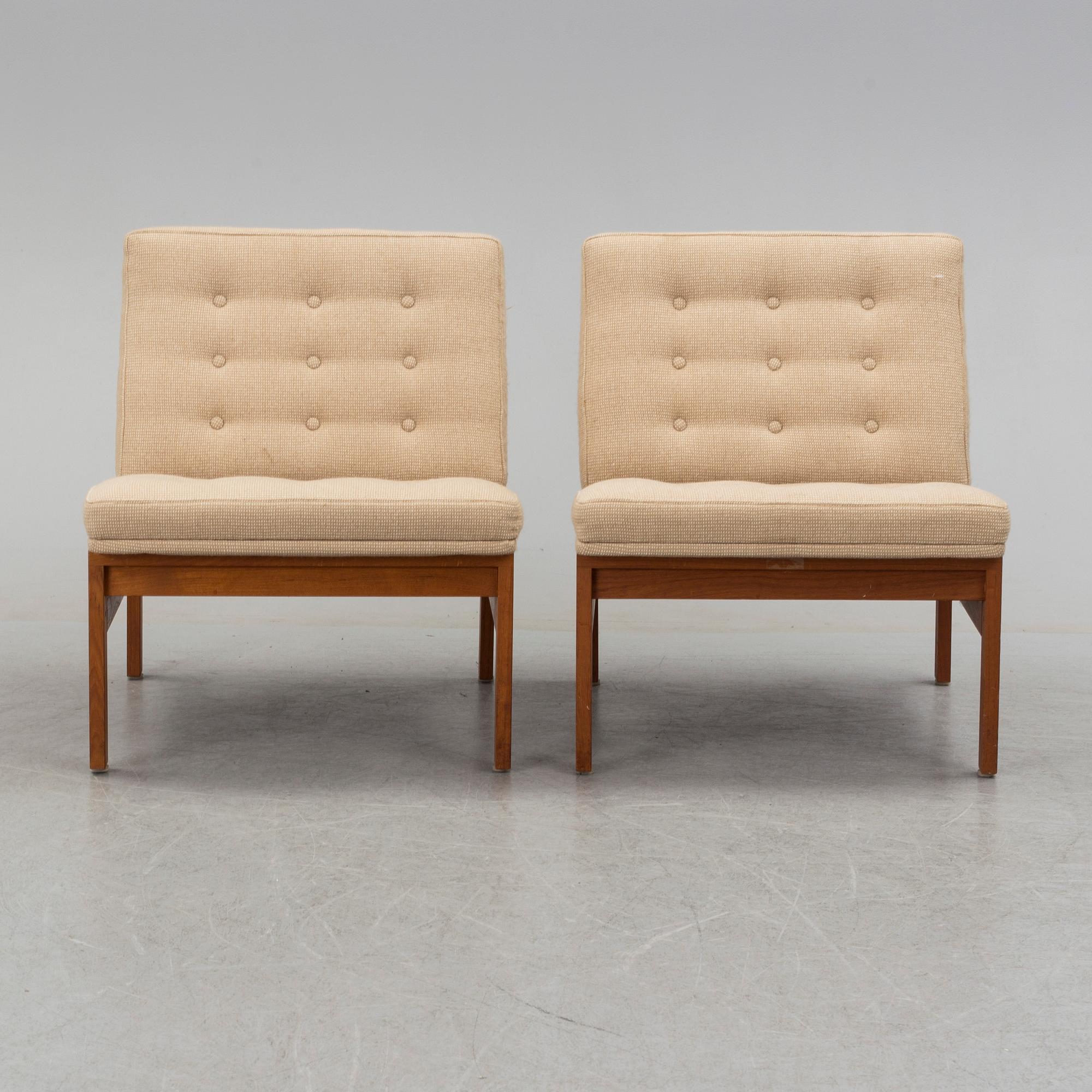 TOREN LIND & OLE GJERLOV, soffbord samt fåtöljer, tre delar, France & Son, Danmark.