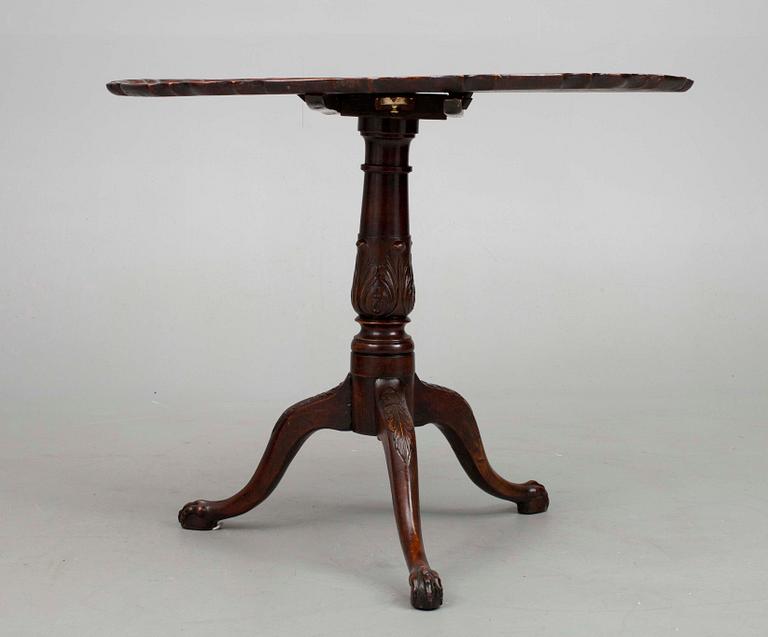 FÄLLBORD, mahogny, England, 1700-tal.