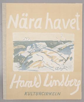 HARALD LINDBERG, mapp, 5 färglitografier, Kulturcirkeln, Stockholm 1970, signerade. Provtryck.
