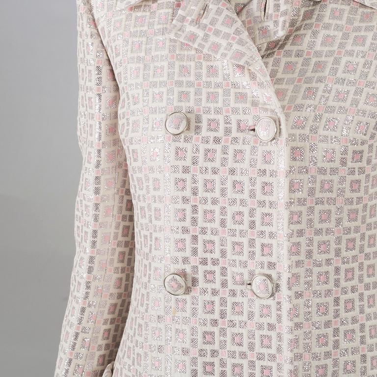 MISS DIOR, klänning samt kappa, 60-tal.