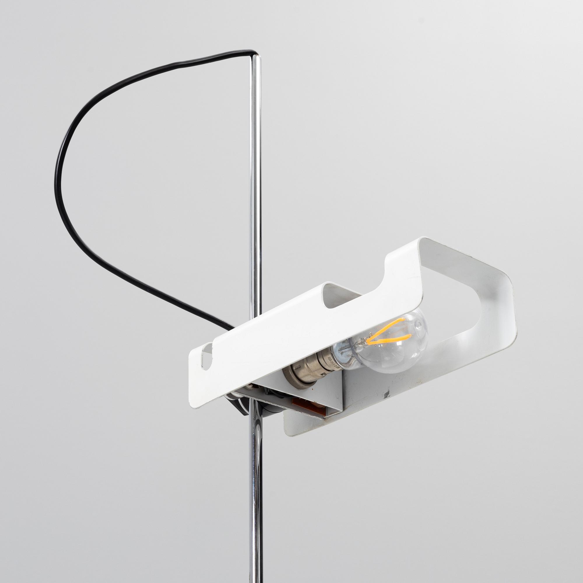 Joe Colombo, golvlampa, "Spider", Oluce, formgiven 1965.