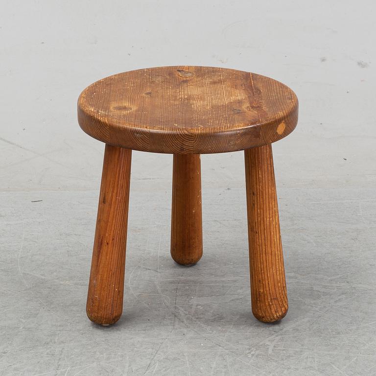 Axel Einar Hjorth, a stained pine "Utö" stool, for Nordiska Kompaniet Sweden.