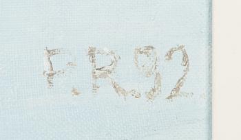 Piret Rohusaar, oil on canvas, signed and dated -92.