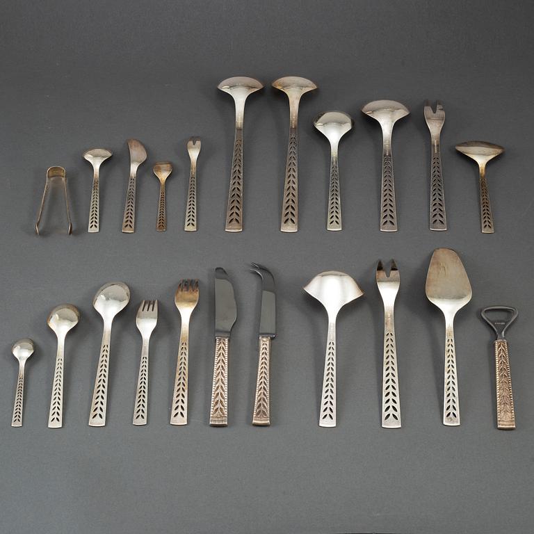 114 psc 830 silver cutlery, Norway 20th century.