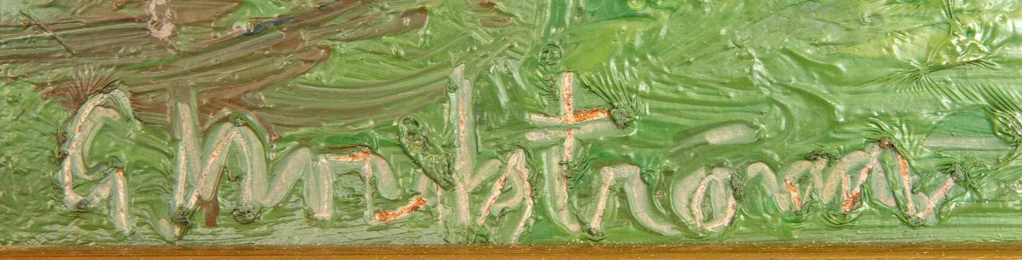 Gerhard Nordström, oil on panel, signed.