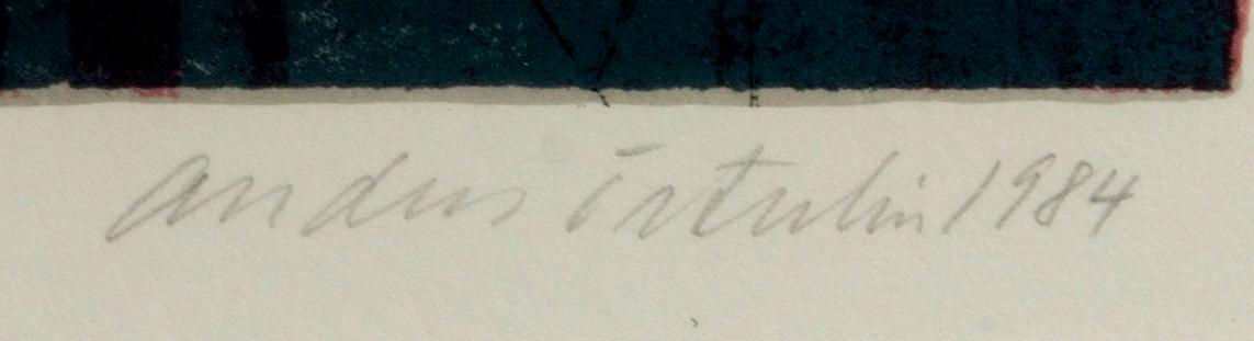 Anders Österlin, 2 signed and numbered colour lithgraphs 72/165 and 183/210.
