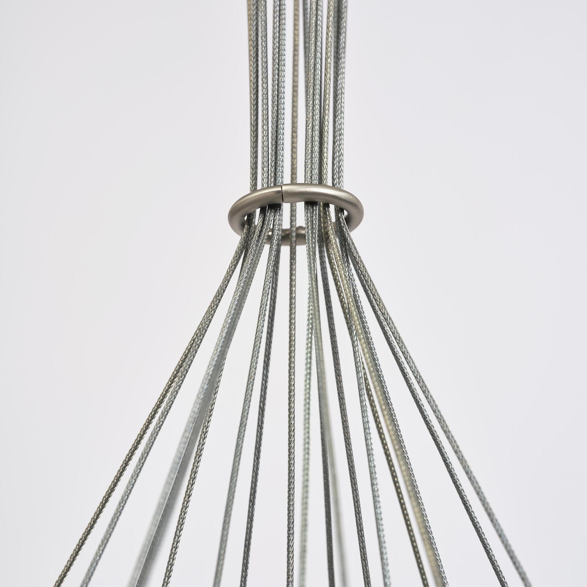 Omer Arbel, taklampa, "Cluster 28.19", Bocci, Italien, 2014.