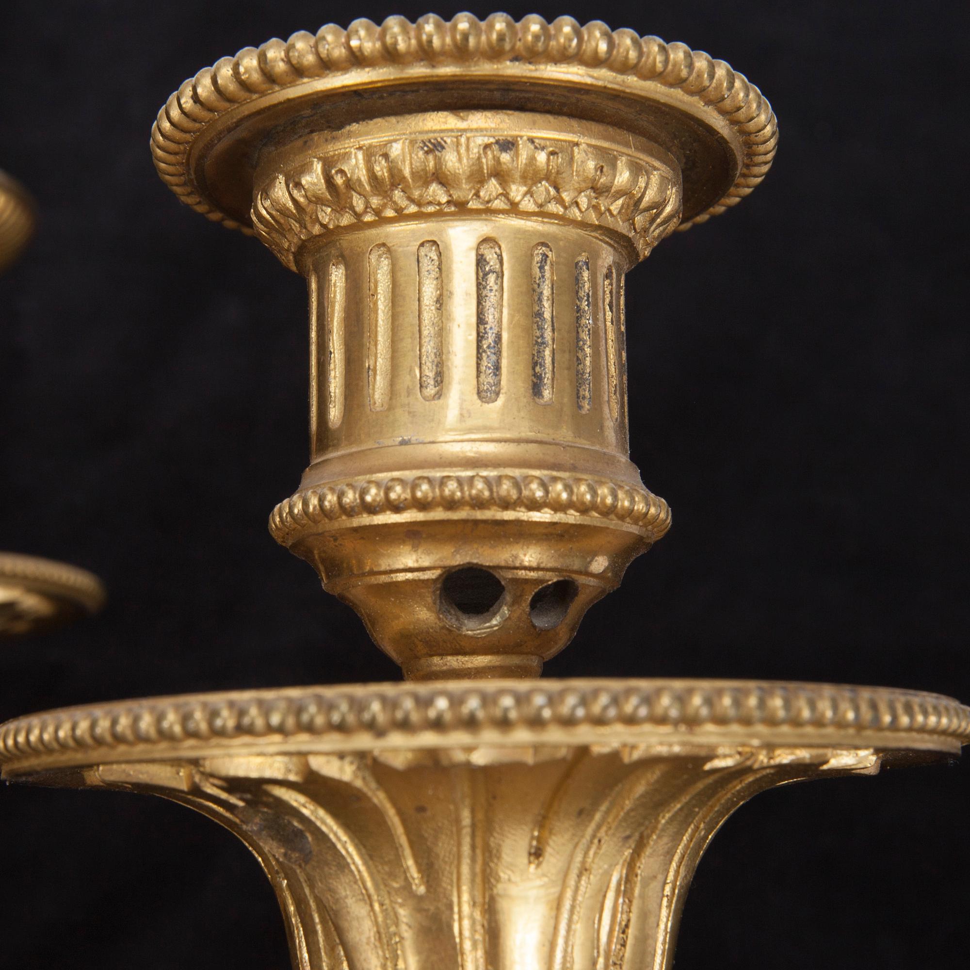 APPLIQUER, ETT PAR, Louis XVI-stil, Frankrike, 1800-tal.