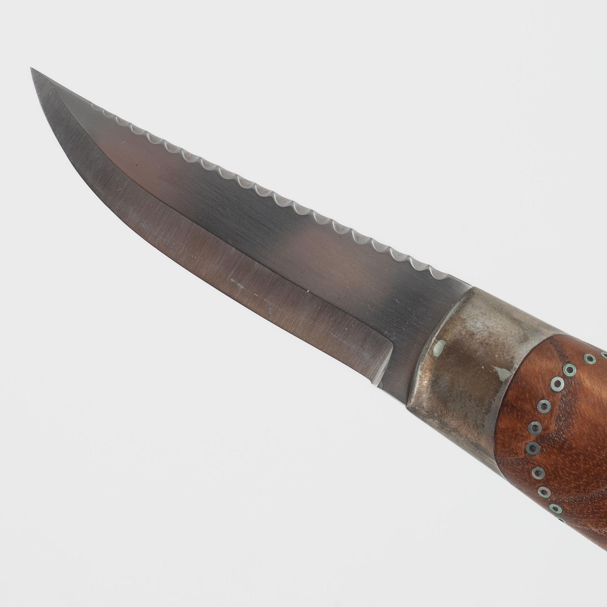 Leif Reiersen and Håvard Bergland, knife, signed.