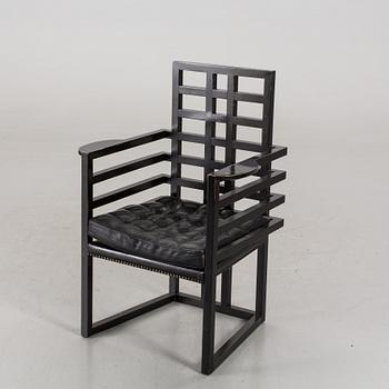 A JOSEF HOFFMAN "ARMLÖFFEL" ARMCHAIR FOR WITTMAN, later part of 20th century.