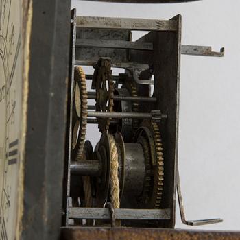 A longcase clock from Åland, Petter Linqvist, dated 1785.