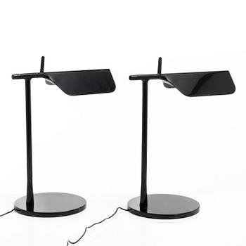 Table lamps, a pair, "Tab T", Flos.