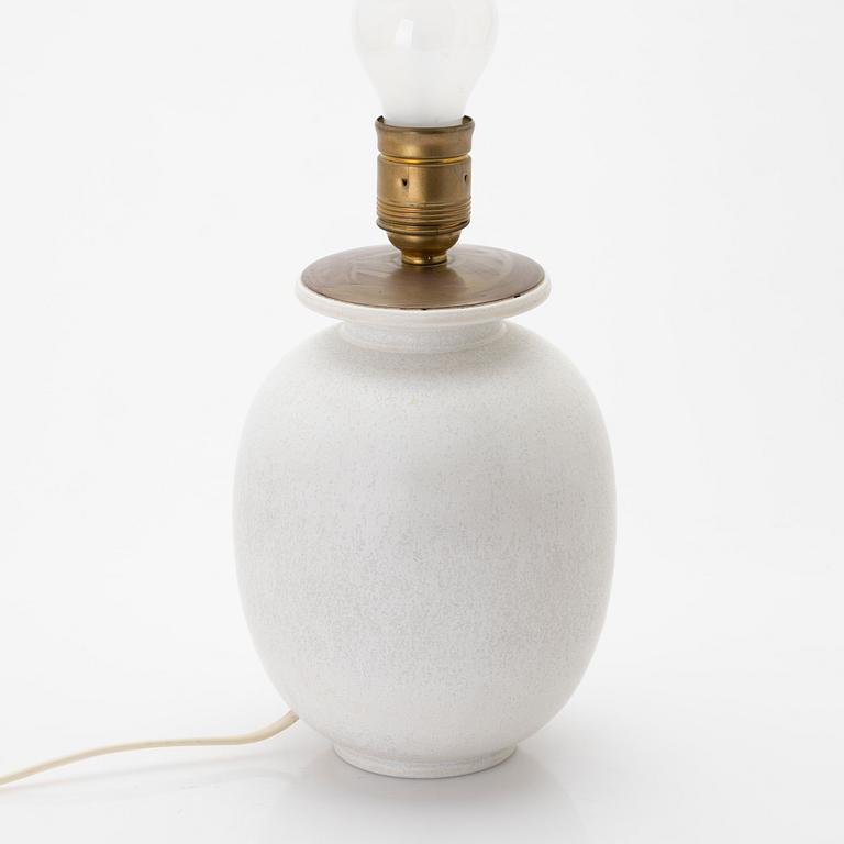 Gunnar Nylund, Table lamp, stoneware, Rörstrand.