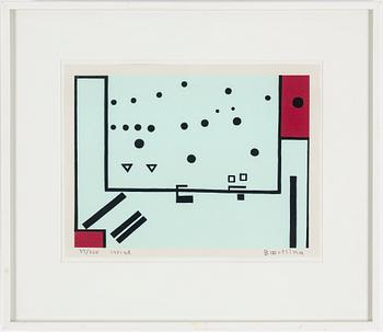 OLLE BAERTLING, silkscreen, 1951-68, signed 73/300.