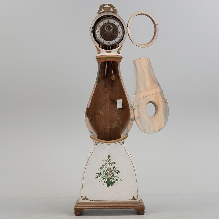 A 19th century longcase clock.