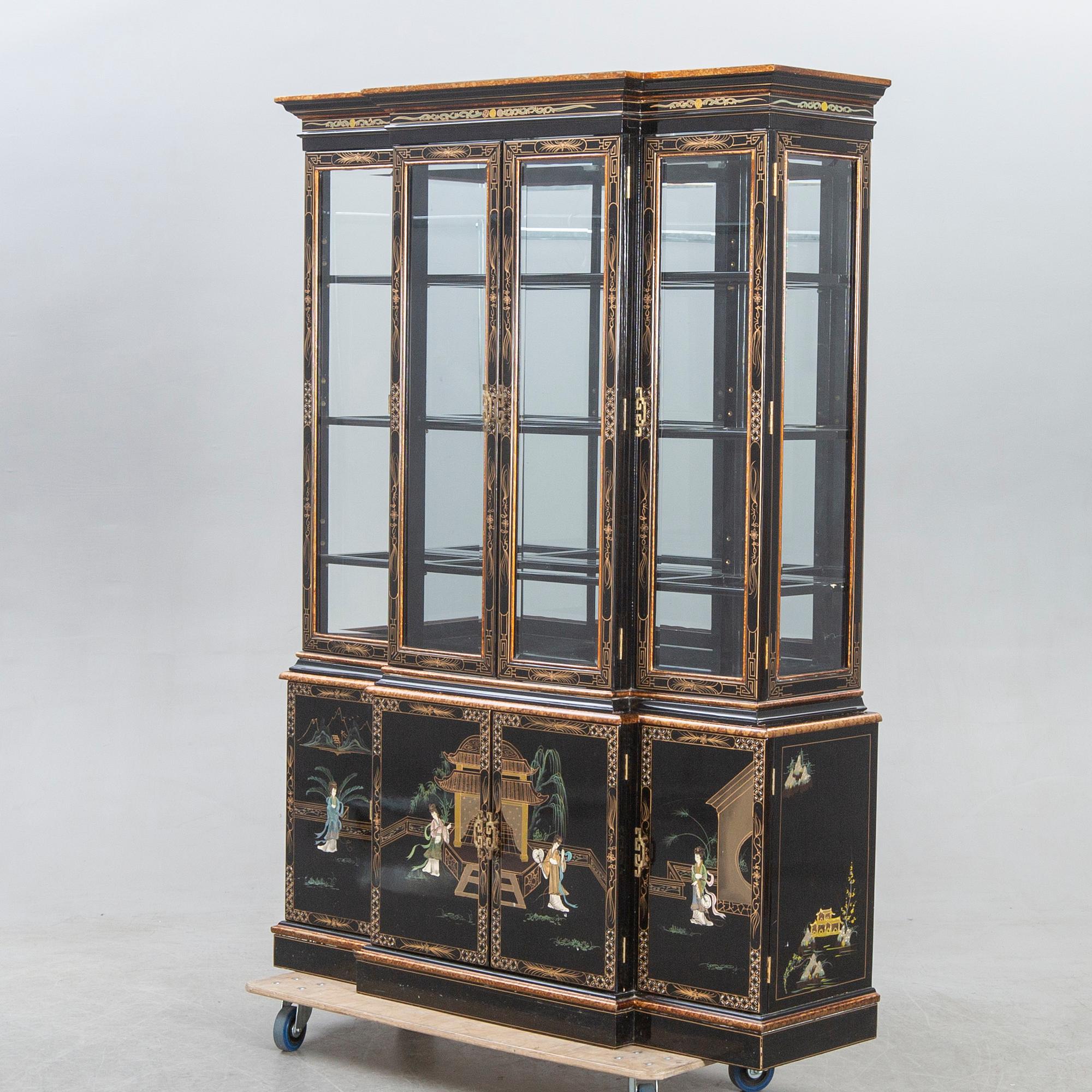 A Chinese 20th century display cabinet.