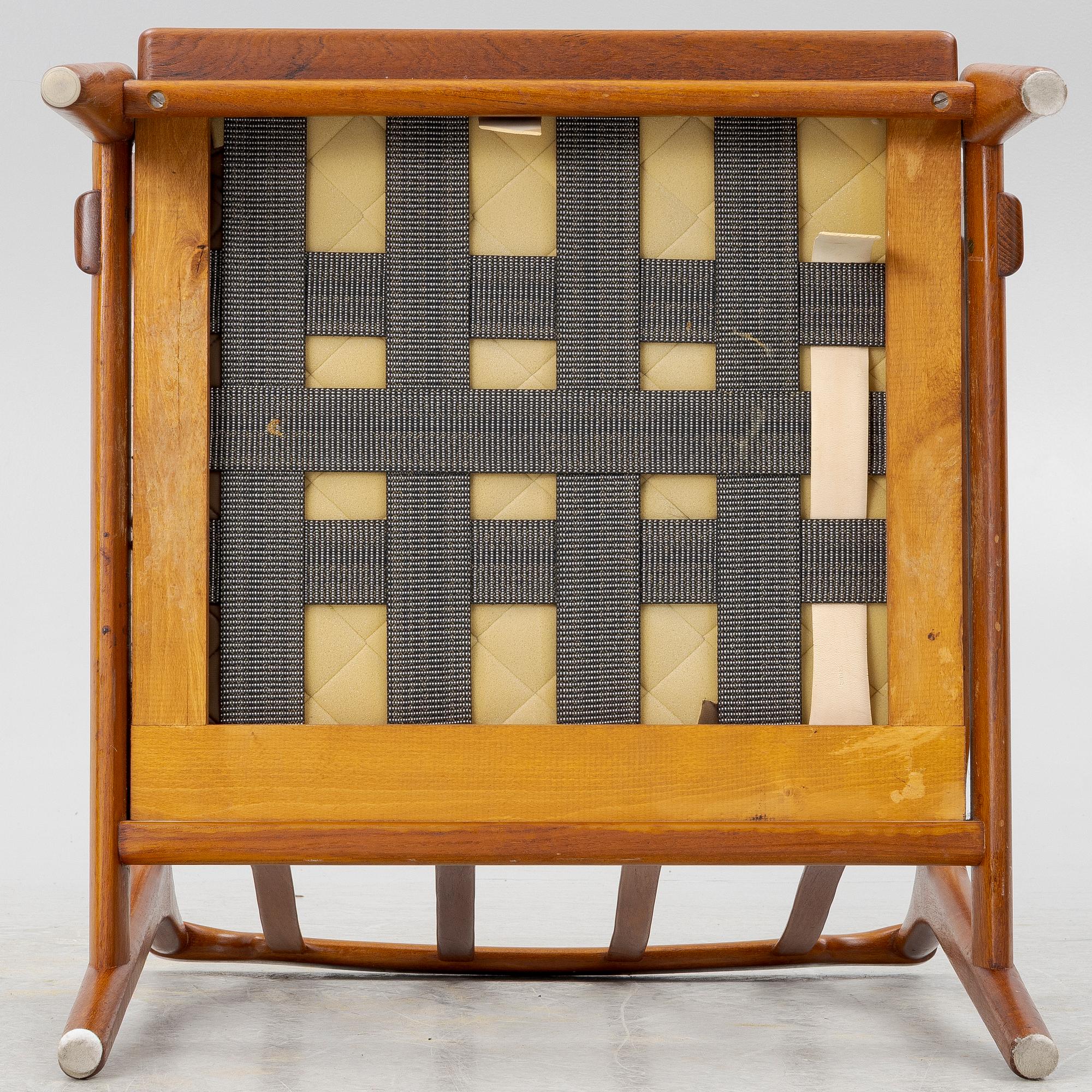 Bertil Fridhagen, fåtölj, "Kuba", Bröderna Andersson, Ekenäs, 1960-tal.