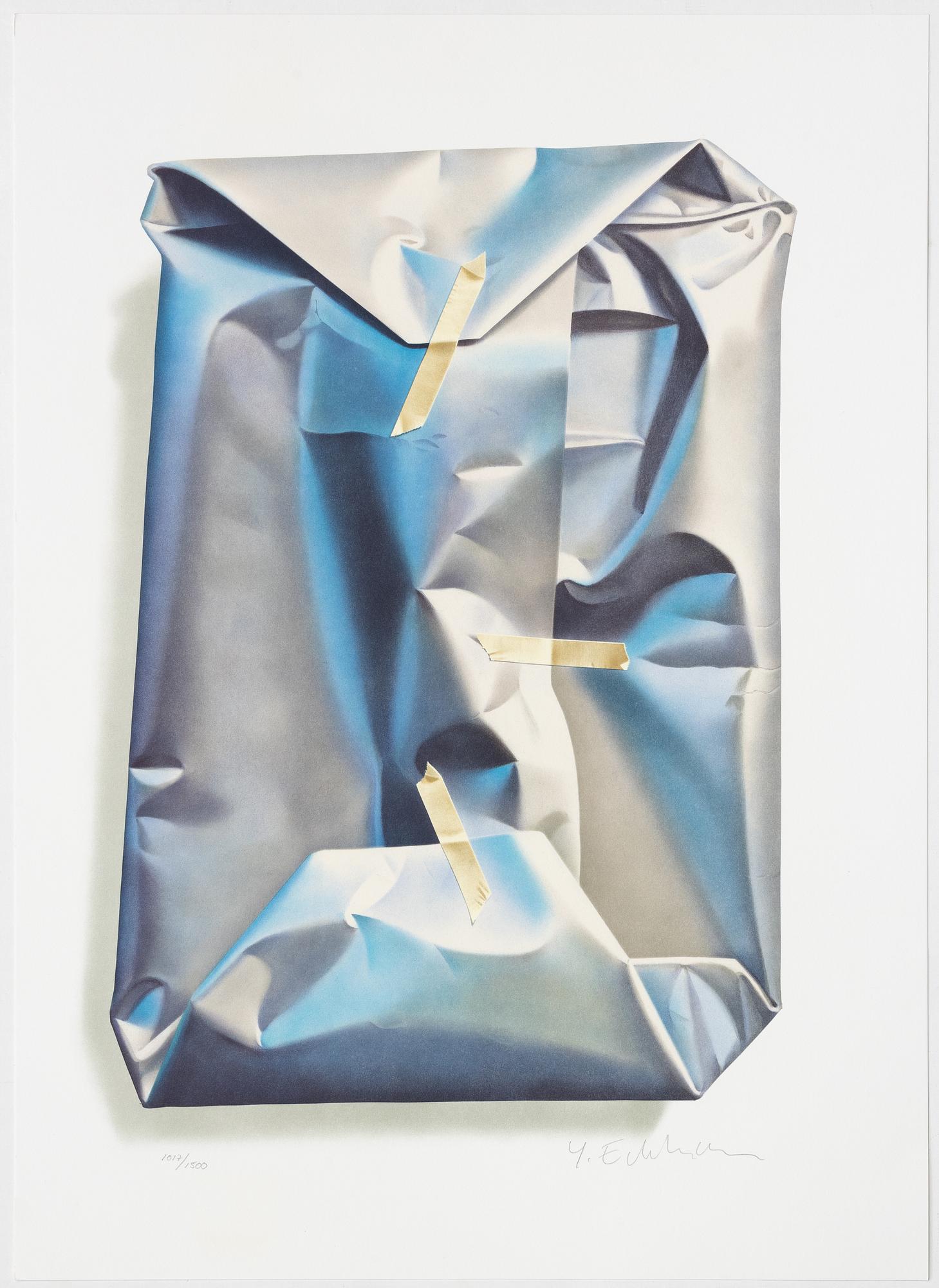 Yrjö Edelmann, "Packed blue and grey heaven".