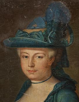 Johann Philipp Hoffmeister, attributed to, "Carolina Lewenhaupt" (1725-1775).