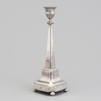 PEHR ZETHELIUS, a silver candlestick, Stockholm, 1799.