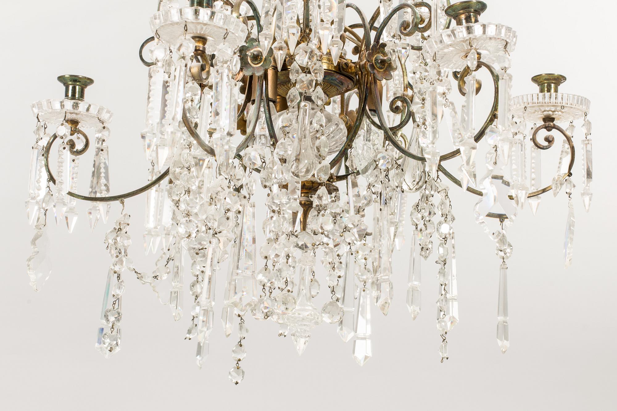 Ljuskrona Sekelskiftet 1900.