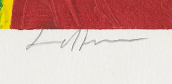 Bengt Lindström, carborundum etching, signed 7/99.