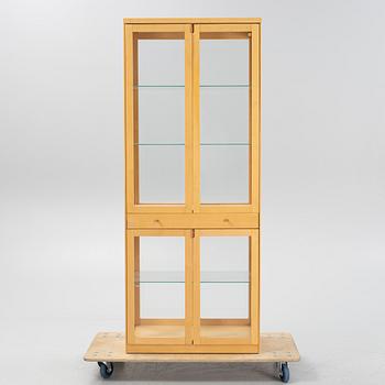 Karin Mobring & Thomas Jelinek, a 'Stockholm' glass and birch cabinet, IKEA, late 20th Century.