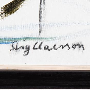 STIG CLAESSON, oil on canvas, signed.