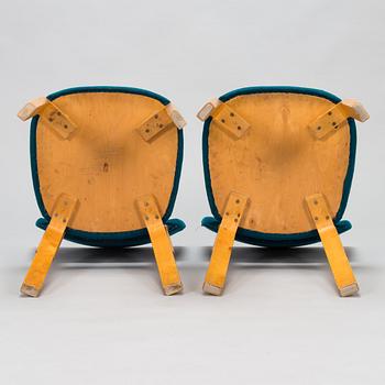 Alvar Aalto, tuolipari, malli 62, O.Y. Huonekalu- ja Rakennustyötehdas A.B. 1900-luvun puoliväli.