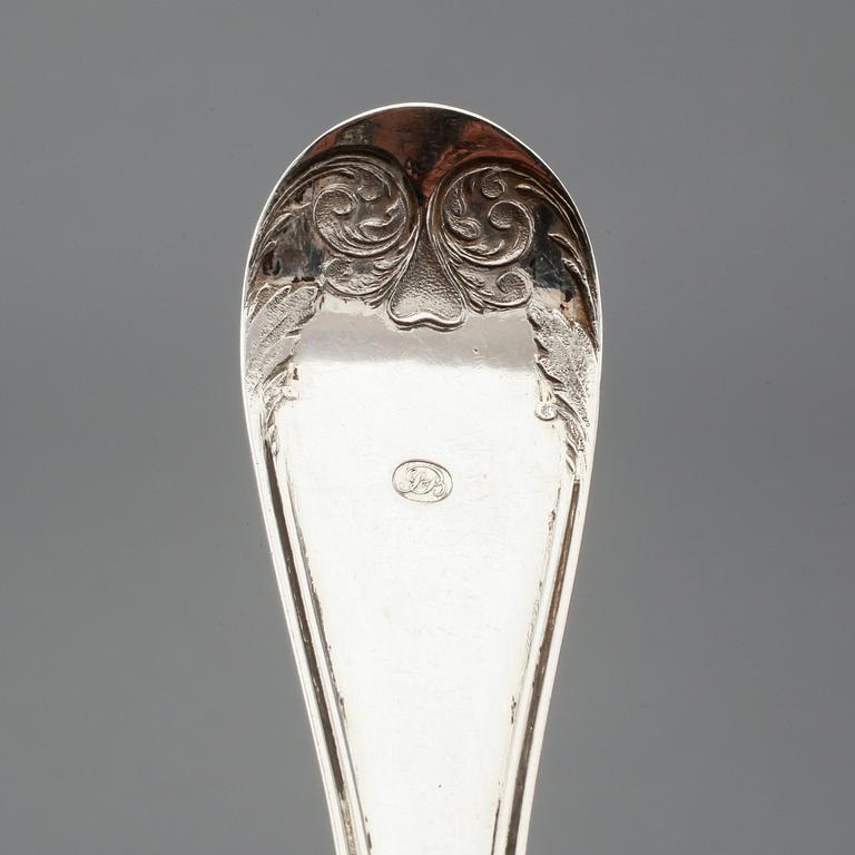 RAGUSKED, silver, Arvid Öhrn, Gävle 1846. Vikt ca 138 gram.