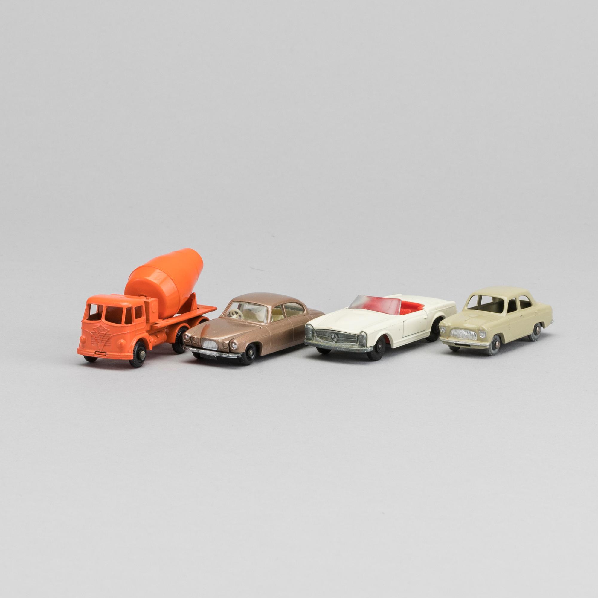 LESNEY MATCHBOX SERIES FOUR CARS.