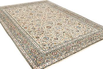 Matta, Keshan, signerad Isfahanian, ca 428 x 327 cm.