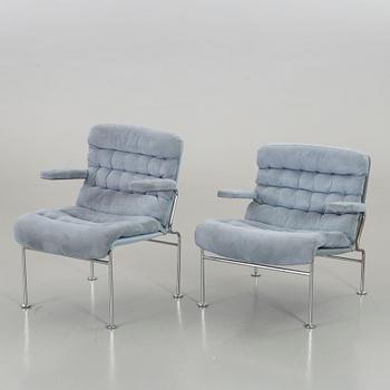 2 pcs of armchairs, "Birgitta", Bruno Mathsson by Dux,