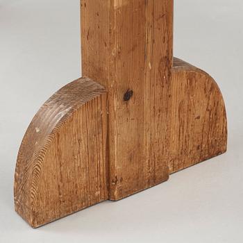 An Axel Einar Hjorth stained pine dining set 'Sandhamn', Nordiska Kompaniet, Sweden 1931-33.